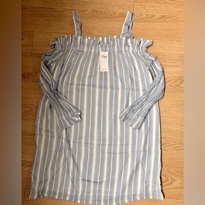 RIPE - NWT-  Blue and White Striped Dress